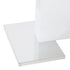 Barnes - Extendable Dining Table High Gloss White 1800 x 900 x 760 mm MDF